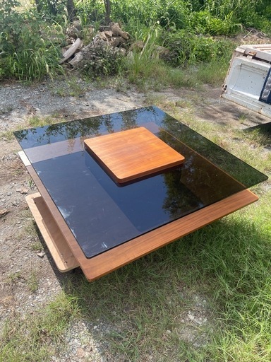 HOBANG ガラステーブル100cm