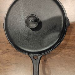 岩鋳 Iwachu フライパン24蓋付 黒焼付 内径23.5cm IH対応 南部鉄器 24112 黒の画像