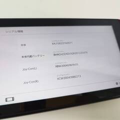 【良品】Nintendo Switch/HAC-001/2017年製/HAC-S-KABAAの画像