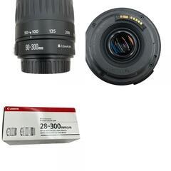 186000 現状品 Canon キヤノン W Zoom Lens kit USM 90-300mm　レンズのみ ブラック [250611HM110226]の画像