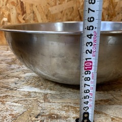 a(7441) ステンレス 調理用 ボウル 直径42cm 3個セット 深さ14.5cm ボール 飲食店 製菓用器具 調理用品の画像