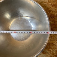 a(7440) ステンレス 調理用 ボウル 直径41.5cm 3個セット 深さ15.5cm ボール 飲食店 製菓用器具 調理用品の画像