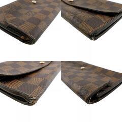 ルイヴィトン LOUIS VUITTON 長財布 ダミエ ポルトフォイユ エミリー N63019 ブラウンの画像