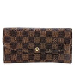 ルイヴィトン LOUIS VUITTON 長財布 ダミエ ポルトフォイユ エミリー N63019 ブラウンの画像