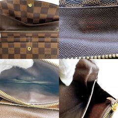 ルイヴィトン LOUIS VUITTON 長財布 ダミエ ポルトフォイユ エミリー N63019 ブラウンの画像