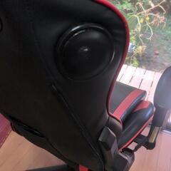 GTレーシング ゲーミングチェア Bluetoothスピーカー内蔵モデル 高耐久PUレザーの画像