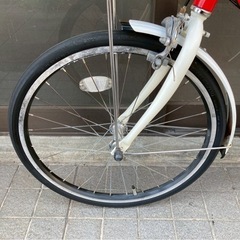 電動自転車 MITSUBISHI e-bike 20インチ レッドの画像