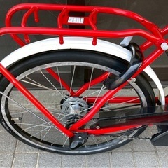電動自転車 MITSUBISHI e-bike 20インチ レッドの画像