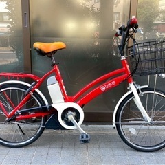 電動自転車 MITSUBISHI e-bike 20インチ レッドの画像