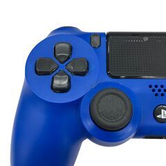 186000 現状品 SONY ソニー コントローラー PlayStation４コントローラー CUH-ZCT2J  ブラック、ブルー 2点まとめ売り [250422HM080176]の画像