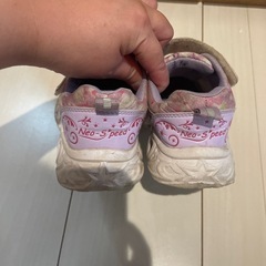 光る靴18センチ　女の子の画像