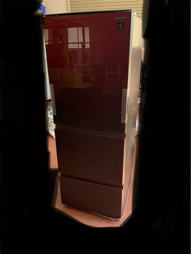 両開き冷蔵庫 356L3ドア シャープ SJ-GW36D-R 2018年