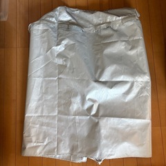  洗濯機カバー 屋外 防水 防塵 防UV  3面 バックル付き シルバー [ 対応5-7kg (56x58x92cm) ]の画像