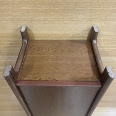 【カリモク スリッパラック】インテリア 木目 家具 シューズラックの画像