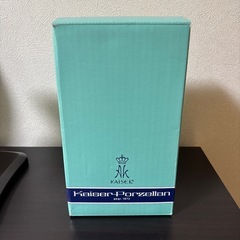 花瓶　KAISER 　白　アンティークの画像