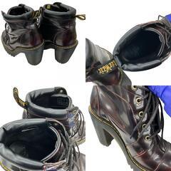 186005 現状品 Dr.Martens ドクターマーチン ショートブーツ AW501  23 ブラウン ハイカットスニーカーブーツ レディース [250612HM240034]の画像