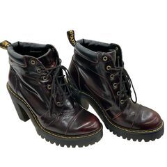 186005 現状品 Dr.Martens ドクターマーチン ショートブーツ AW501  23 ブラウン ハイカットスニーカーブーツ レディース [250612HM240034]の画像