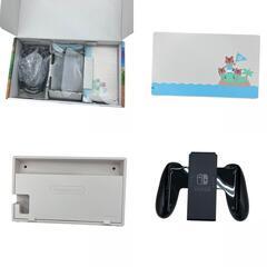 186000 現状品 Nintendo 任天堂 ニンテンドウ Nintendo Switch どうぶつの森 HAC-001  パステルグルーン [250613HM090277]の画像