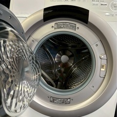SHARPドラム式洗濯機 ES-S7H-CL 2023年製 洗濯7kgの画像