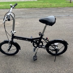 ソフトバンク　お父さん　折りたたみ自転車 ブラック OTOUSAN BIKE COOL EDITION ソフトバンクお父さん自転車