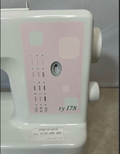 東洋清機　トーヨーミシン　ty178 電子ミシン