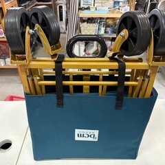 DCM キャリーワゴン ミニ 折りたたみ コンパクト アウトドア キャンプなどにも！ 中古品 ③の画像