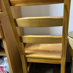 木製チェアの画像