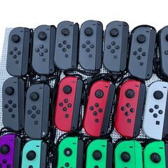186002 現状品 Nintendo Switch ニンテンドオスイッチ Nintendo Switch Nintendo Switch ジョイコン87台 レアカラーあり　ストラップ付き まとめ売り [250424HM140104]の画像