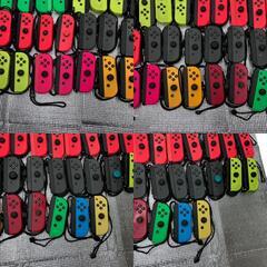 186002 現状品 Nintendo Switch ニンテンドオスイッチ Nintendo Switch Nintendo Switch ジョイコン87台 レアカラーあり　ストラップ付き まとめ売り [250424HM140104]の画像
