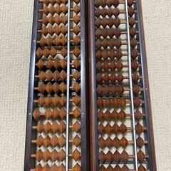木製そろばん2本セットの画像