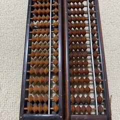 木製そろばん2本セットの画像