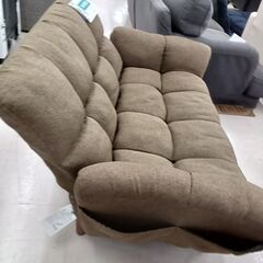 リユースのサカイ栃木店★ジモティ割あり★ NITORI ソファ ブラウン W119×D63×H67.5 クリーニング済み TC10423の画像
