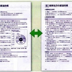 七田式しちだ教育研究所『右脳高速学習 中学地理』中学校中学生用社会科教材受験の画像