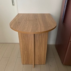 美品　ホーム カフェ 半楕円 テーブル の画像