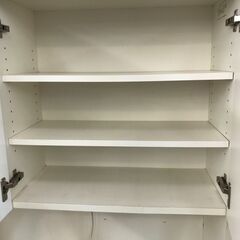 【ジャングルジャングル岩出店】【B32】食器棚 ナチュラル  幅90cm×奥行44.5cm×高さ190cm 中古 家具 和歌山 岩出市 紀の川市 海南市の画像