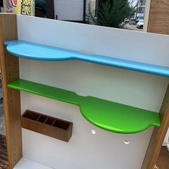 【MARGINAL/マージナル】　収納棚　カラフル　ポップ　棚　本棚　シェルフ　キッズ　おもちゃ置き　おもちゃ収納棚　収納家具【横100奥15.5高154.8】【２台あります】【１台の価格】の画像