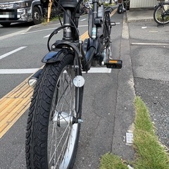 中古20インチ Panasonic電動アシスト自転車　13.2Ah4点灯　大阪の画像