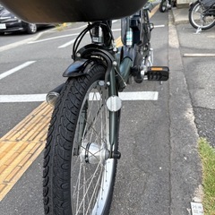 中古20インチ Panasonic電動アシスト自転車　13.2Ah4点灯　大阪の画像