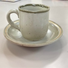 【美品】　九谷焼　松山　山茶花　コーヒーカップ ５セットの画像