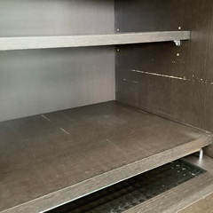 家具ならトレファク吉川店！！   アート50　キャビネット　フラップ扉4段　ブラウンの画像