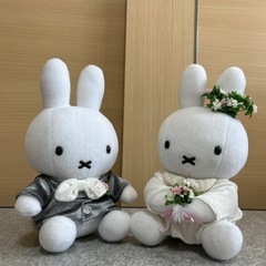ミッフィーウェディングぬいぐるみ【美品】の画像