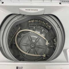 【TOSHIBA】東芝 全自動電気洗濯機 AW-45M7 4.5kg 2019年製 ホワイト 動作確認済 ステンレスドラム 生活家電 一人暮らし 縦型洗濯機 の画像