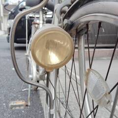 【中古】ブリヂストン　自転車　BRID　軽快車　シルバー　3段変速　26型の画像