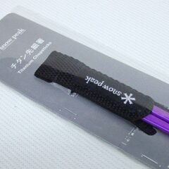 未使用品　スノーピーク チタン先細箸　SCT-115 パープルの画像