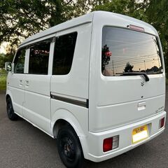 仙台☆DA64Vエブリィバン切替4WD.5速MT.ハイルーフ.車検取り立て！エアコンと足廻り修理完了！の画像