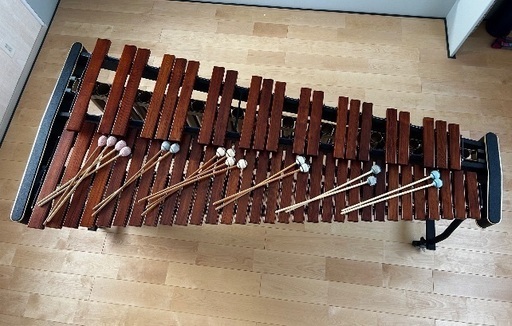 ※9/6受付停止中/受取者決定済※マリンバ　KOROGI 600R 4 1/3オクターブ マレット・譜面台付