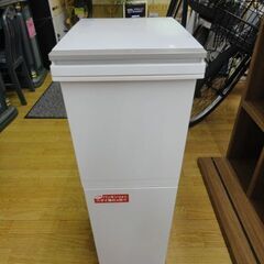 2段分別ごみ箱 38L フットペダル付き 幅26㎝×奥行37㎝×高さ79㎝ 上下臭い漏れ防止パッキン付き ゴミ箱 ダストボックス 西岡店の画像
