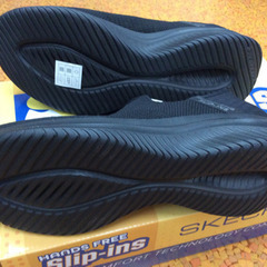 ★ 未使用 スケッチャーズ 24.5 ブラック HANDS FREE Slip-inの画像