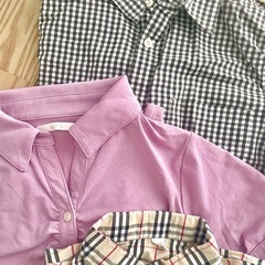 襟付き半袖 5枚セットの画像