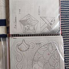 刺しゅう(パッチワーク)の型紙？の画像